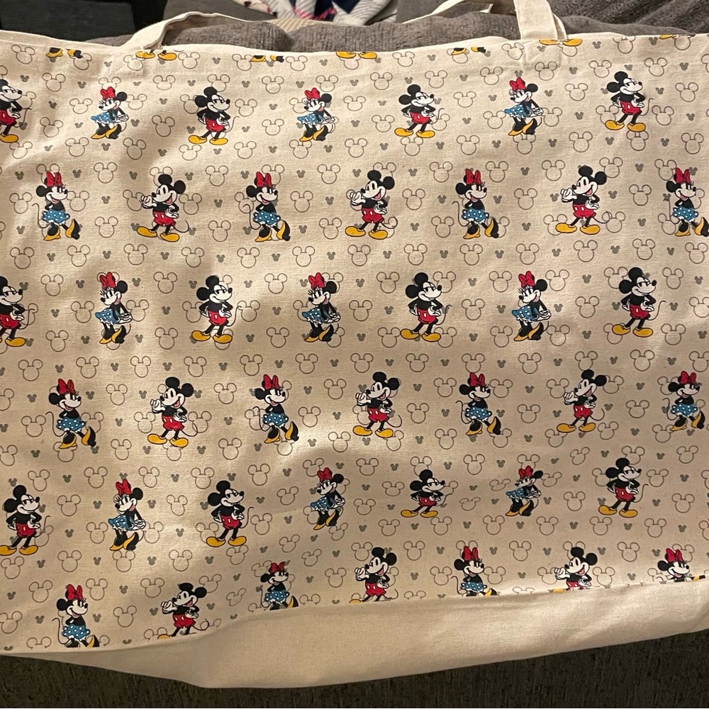 Mickey Mouse and Minnie Mouse bag